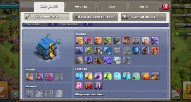 Vendo contas de clash of clans pack cv12 recente e cv10 full