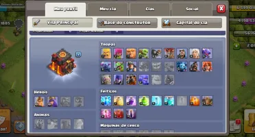 Vendo contas de clash of clans pack cv12 recente e cv10 full