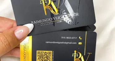 Cartão de Visita Verniz Localizado