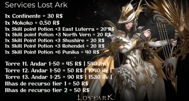 GEAR UP✔ILV UP✔LV 1-50UP✔QUALQUER CONTINENTE✔ALL QUEST✔