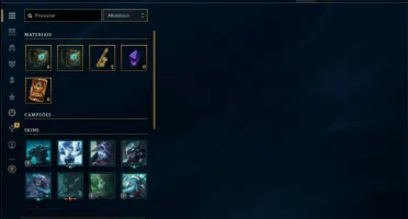 Conta Unranked (ex Platina) com 35 Champs e 6 Skins