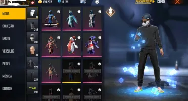 conta de free fire gemada