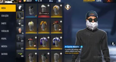 conta de free fire gemada