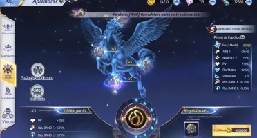 Conta com seiya divino no lvl 80 e +10 RANK S veja as fotos