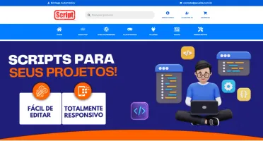 Script Loja Virtual Automática + 20 Produtos Integrados