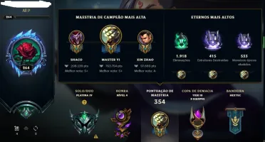 Conta Platina 4/ 103 Skins ( Conta pessoal)