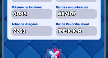 CONTA CLASH ROYALE