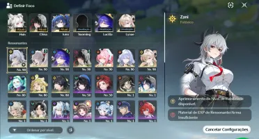Conta End Game Wuthering Waves - 13 Resonators T5 + Sign's