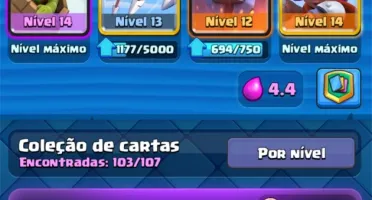Conta nível 13 Clash Royale