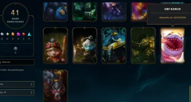 Conta Lol Bronze, 6 Skins, 1 Lendária, Upada na Mão, Lvl 31