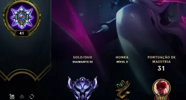 Conta lol diamante