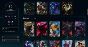 DUAS SKINS DE GEMA (DARIUS E VAYNE) E UMA ULTIMATE