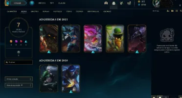 Conta lol Platina 2 smurf 70% win rate