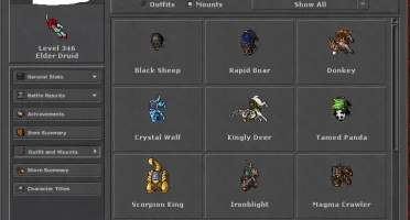 Conta 35% Loyalty - 346 Druid