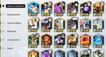 Conta Black Clover M - Julius 5⭐ Noelle ⭐+ 22 Personagens Lr