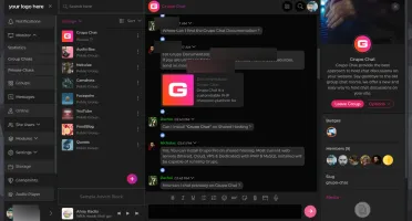Sala de bate-papo e bate-papo privado - CHAT PHP SCRIPT