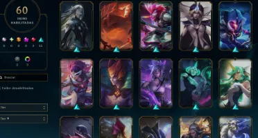 [Entrega Automática] Conta Lol Prata, 60 Skins, 3 Lendárias