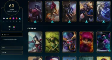 [Entrega Automática] Conta Lol Prata, 60 Skins, 3 Lendárias