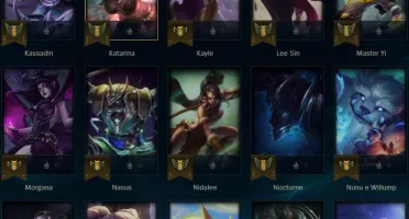 Conta lol lvl 60.