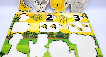 Jogo de Encaixe Safari Personalizado