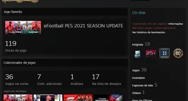 Conta Steam Com Vac + 21 Jogos
