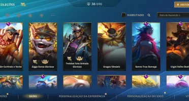 Conta Wild Rift com 38 Skins— Inclui Skins Raras e exclusiva
