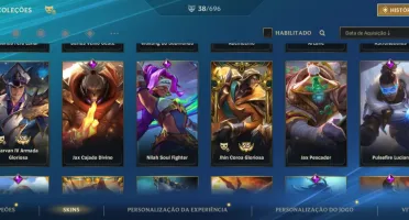 Conta Wild Rift com 38 Skins— Inclui Skins Raras e exclusiva