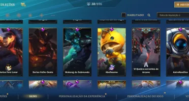 Conta Wild Rift com 38 Skins— Inclui Skins Raras e exclusiva