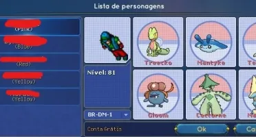 5 Contas De OTPokemon
