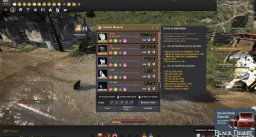 Black Desert SA 270 PA/317PD Magnus e terra do amanhecer