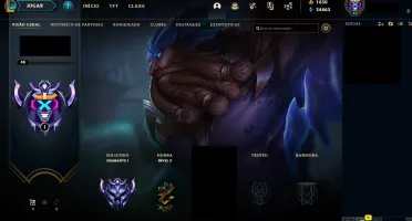 Conta LoL Diamante 1 com RP/E