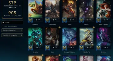 Conta Lol gold 4, 140+ campeões