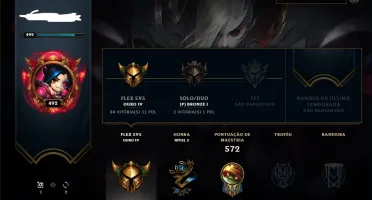 Conta Lol gold 4, 140+ campeões