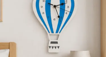 Relógio Infantil Balão em MDF 25 cm