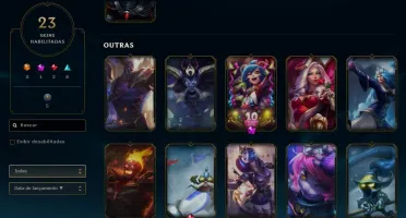Vendo conta de lol lvl 62 e duas Skins vitoriosas