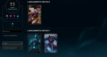 Vendo conta de lol lvl 62 e duas Skins vitoriosas