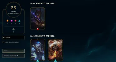 Vendo conta de lol lvl 62 e duas Skins vitoriosas