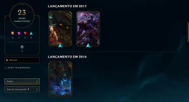 Vendo conta de lol lvl 62 e duas Skins vitoriosas
