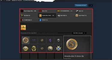 V> CONTA STEAM COM MAIS DE 50 JOGOS!!!