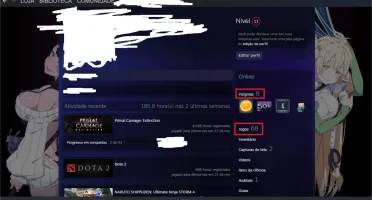 V> CONTA STEAM COM MAIS DE 50 JOGOS!!!