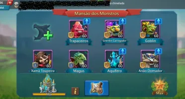 Lords Mobile Conta 325m - T4 - Boa e barata pra sair logo !!