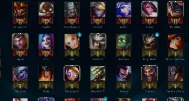 conta ouro 2 43 campeões 10 skins