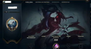 VENDO CONTA LOL, LVL 114, SEASON 2017