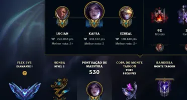 Conta League Of Legends Diamante 1 313 Skins