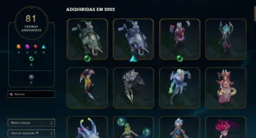 Conta League Of Legends Diamante 1 313 Skins
