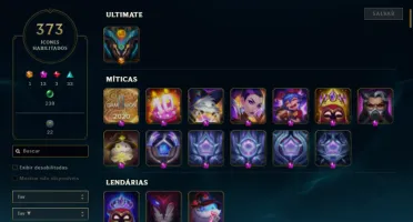 Conta League Of Legends Diamante 1 313 Skins