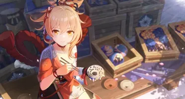 Contas Genshin Impact AR 5 com Yoimiya