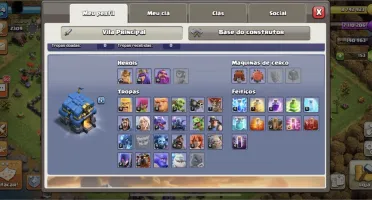 Conta clash of clans CV 12, Clash Royale e Brawl stars