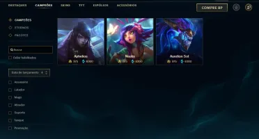 Conta Lol,Diamante 3 solo/diamante4 flex,147 campeões,94skin