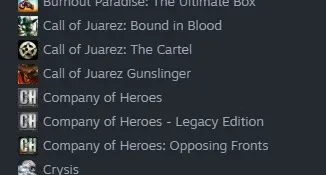 Conta Steam com 125 Jogos